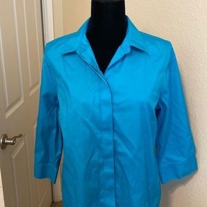Chicos button down front shirt